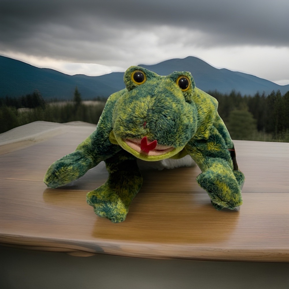 Ty Beanie Baby Croaks Frog Plush 2004 Retired MWMT Beanie Babies